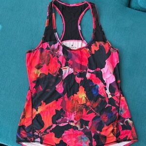 Athleta Multicolor Floral Tank Top